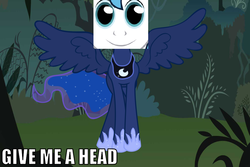 Size: 1019x681 | Tagged: safe, edit, edited screencap, screencap, princess luna, shining armor, g4, sleepless in ponyville, give me a head, twily face