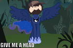 Size: 1019x681 | Tagged: safe, princess luna, g4, game grumps, give me a head, impact font, jontron, not so grump, text