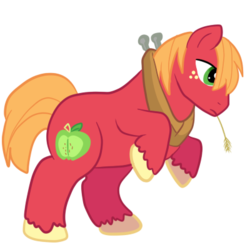 Size: 400x400 | Tagged: safe, artist:shadowfoxnjp, big macintosh, earth pony, pony, g4, male, simple background, solo, stallion, transparent background