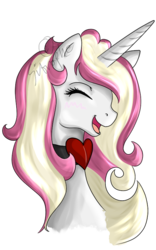 Size: 500x800 | Tagged: safe, artist:sitrophe, oc, oc only, pony, unicorn, laughing, solo