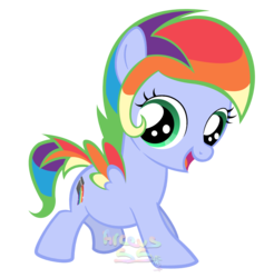 Size: 1257x1280 | Tagged: dead source, safe, artist:arceus55, oc, oc only, oc:sweet colors, pegasus, pony, g4, filly, show accurate, signature, simple background, solo, transparent background