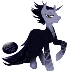 Size: 592x630 | Tagged: safe, artist:ssceles, dreamworks, pitch black, ponified, rise of the guardians