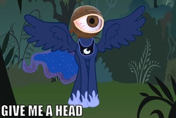 Size: 1019x681 | Tagged: safe, princess luna, g4, 200000th safe image, give me a head, milestone, monoculus, team fortress 2