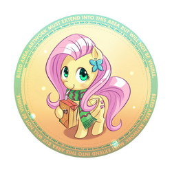 Size: 469x469 | Tagged: safe, artist:ninjaham, fluttershy, pegasus, pony, g4, badge, clothes, drinking, female, juice box, scarf, solo