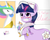 Size: 1000x800 | Tagged: safe, artist:muppiz, princess celestia, twilight sparkle, g4, blushing, cap, fake cutie mark, female, hat, toy