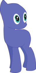 Size: 401x814 | Tagged: safe, artist:elusive, oc, oc only, earth pony, pony, beta, simple background, solo, transparent background, vector, wip