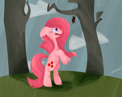 Size: 1280x1024 | Tagged: safe, artist:sunomii, pinkie pie, g4, crying, swapped cutie marks