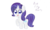 Size: 1000x600 | Tagged: safe, artist:mister-true, rarity, pony, unicorn, g4, askfillyrarity, female, horn, mare, simple background, solo, transparent background