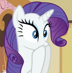 Size: 457x466 | Tagged: safe, screencap, rarity, pony, g4, female, reaction image, solo