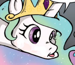 Size: 800x695 | Tagged: safe, edit, princess celestia, spike, g4, face, faic, hoers