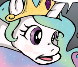 Size: 800x695 | Tagged: safe, edit, princess celestia, g4, face, faic, hoers