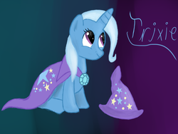 Size: 1600x1200 | Tagged: safe, artist:umbra10, trixie, g4, happy, smiling