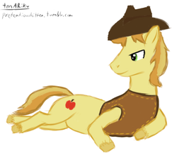 Size: 482x431 | Tagged: safe, artist:tmariku, braeburn, g4, 30 minute art challenge