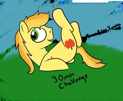 Size: 1250x1024 | Tagged: safe, artist:barrzalex, braeburn, g4, 30 minute art challenge