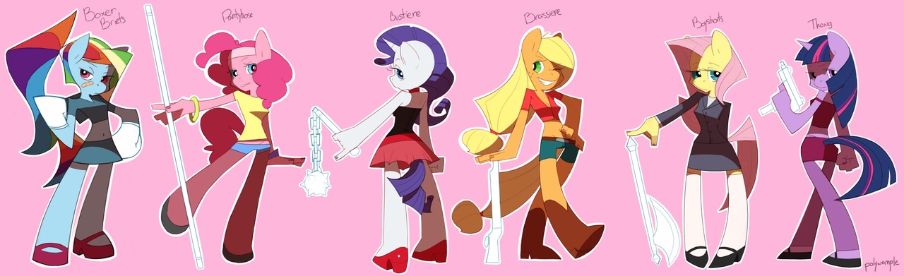 Safe Artist Polywomple Applejack Fluttershy Pinkie Pie