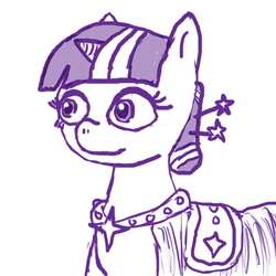 Size: 518x518 | Tagged: safe, artist:ficficponyfic, twilight sparkle, pony, g4, female, solo