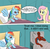 Size: 800x791 | Tagged: safe, artist:beavernator, artist:fajeh, edit, fluttershy, rainbow dash, human, pegasus, pony, g4, my little pony: friendship is magic, read it and weep, 60s spider-man, bandage, bandaged wing, bed, comic, crossover, female, in bed, male, mare, meme, scene parody, spider-man, wings