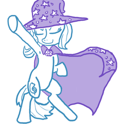 Size: 450x450 | Tagged: safe, artist:ficficponyfic, trixie, pony, unicorn, g4, the great and powerful trixie (the 345th)