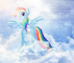 Size: 840x714 | Tagged: safe, artist:eliasilen, rainbow dash, g4, cloud, cloudy