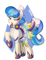 Size: 1449x1881 | Tagged: safe, artist:maren, sapphire shores, earth pony, pony, g4, female, mare, simple background, solo, transparent background