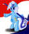 Size: 3000x3500 | Tagged: safe, artist:carligercarl, minuette, pony, unicorn, g4, bipedal, female, mare, toothbrush, toothpaste