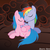 Size: 2000x2000 | Tagged: safe, artist:aquaticneon, firefly, rainbow blaze, rainbow dash, pegasus, pony, g1, g4, cutie mark, eyes closed, female, firefly as rainbow dash's mom, g1 to g4, generation leap, implied rainbow dash, male, mare, paternity mark, pregnant, ship:fireblaze, shipping, stallion, straight