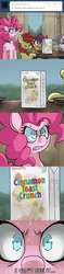 Size: 600x2549 | Tagged: safe, artist:uc77, apple bloom, pinkie pie, scootaloo, sweetie belle, ask hotblooded pinkie, g4, cinnamon toast crunch, hotblooded pinkie pie