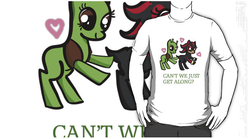 Size: 641x357 | Tagged: safe, earth pony, hedgehog, ogre, pony, adventure in the comments, clothes, crack shipping, crossover, crossover shipping, eyelashes, gay, hedgehog pony, infidelity, interspecies, male, merchandise, non-mlp shipping, ogre pony, ponified, shadow the hedgehog, shipping, shirt, shrek, shrek (character), shrekdow, sonic the hedgehog (series), troll, trollfic, trollpic