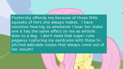 Size: 500x281 | Tagged: safe, edit, edited screencap, screencap, fluttershy, offensive ponies, friendship is magic, g4
