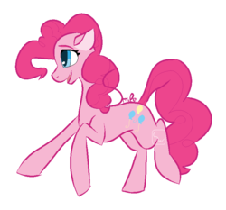 Size: 744x694 | Tagged: safe, artist:sakasi-white, pinkie pie, earth pony, pony, g4, female, smiling, solo