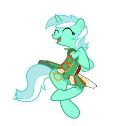 Size: 894x894 | Tagged: safe, artist:contreras19, idw, lyra heartstrings, pony, unicorn, g4, clothes, cute, dress, eyes closed, female, idw showified, lyrabetes, lyrish, saint patrick's day, simple background, smiling, solo, transparent background, vector