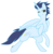 Size: 800x811 | Tagged: dead source, safe, artist:muzz, soarin', alicorn, pony, g4, alicornified, bedroom eyes, bipedal, race swap, rearing, simple background, smiling, soaricorn, transparent background