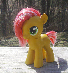 Size: 400x429 | Tagged: safe, artist:jackalgallery, babs seed, g4, brushable, customized toy, etsy, filly, irl, photo, toy