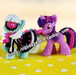 Size: 600x591 | Tagged: safe, photo finish, twilight sparkle, g4, beads, customized toy, female, gem, irl, photo, taobao, toy