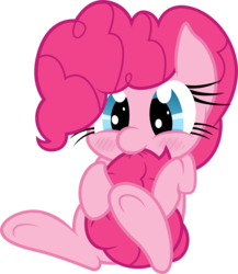 Size: 8396x9681 | Tagged: safe, artist:iphstich, artist:ramott, pinkie pie, earth pony, pony, g4, absurd resolution, cute, diapinkes, female, filly, filly pinkie pie, hnnng, simple background, solo, tail, transparent background, vector
