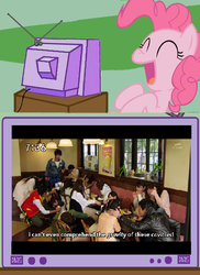 Size: 562x770 | Tagged: safe, pinkie pie, g4, exploitable meme, kyoryuger, nossan, super sentai, tv meme