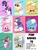 Size: 441x580 | Tagged: safe, artist:fyuvix, applejack, derpy hooves, fluttershy, pinkie pie, rainbow dash, rarity, spike, twilight sparkle, g4, baby, badge, con badge, diaper, filly, mane seven, mane six, younger