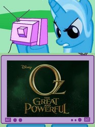 Size: 563x754 | Tagged: safe, trixie, g4, exploitable meme, meme, movie, oz the great and powerful, tv meme