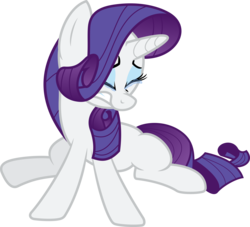 Size: 6609x6000 | Tagged: safe, artist:vladimirmacholzraum, rarity, pony, unicorn, g4, magical mystery cure, absurd resolution, crying, female, mare, simple background, solo, transparent background, vector