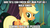 Size: 500x281 | Tagged: safe, edit, edited screencap, screencap, applejack, g4, bronybait, butt, image macro, plot