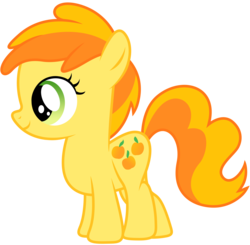 Size: 2948x2892 | Tagged: safe, artist:kooner-cz, peachy pie, pony, g4, the show stoppers, female, filly, simple background, solo, transparent background, vector