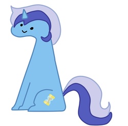 Size: 1108x1092 | Tagged: artist needed, safe, minuette, pony, g4, female, solo, triangle