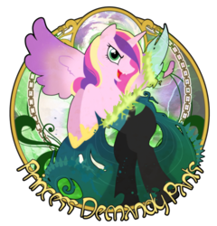 Size: 900x937 | Tagged: safe, artist:monsieurwilliam, queen chrysalis, alicorn, changeling, changeling queen, pony, g4, disguise, disguised changeling, fake cadance, female
