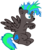 Size: 475x561 | Tagged: safe, artist:kitsamoon, oc, oc only, pony, shocked, shrunken pupils, simple background, sitting, solo, spread wings, transparent background, zapped