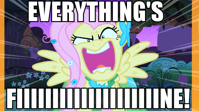 Flutterrage #273877 - safe, fluttershy, g4, flutterrage, image macro, reference ...