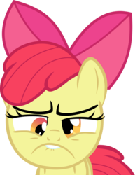Size: 3000x3889 | Tagged: safe, artist:erccre147, apple bloom, g4, derp, faic