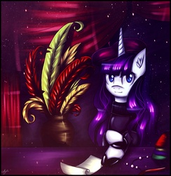 Size: 1833x1879 | Tagged: safe, artist:crazyrainbow0, rarity, pony, g4, beatnik rarity, beret, clothes, female, hat, solo, sweater