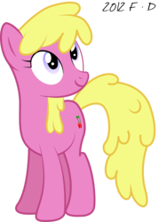 Size: 7027x9833 | Tagged: safe, artist:flash-draw, cherry berry, earth pony, pony, friendship is magic, g4, season 1, .ai available, .svg available, absurd resolution, cherrybetes, cute, female, mare, simple background, smiling, solo, transparent background, vector