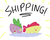 Size: 500x400 | Tagged: safe, artist:kymsnowman, apple bloom, spike, g4, boat, female, male, ship, ship:spikebloom, shipping, straight, visual pun