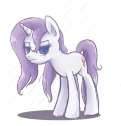 Size: 2839x2958 | Tagged: safe, artist:steffy-beff, rarity, pony, unicorn, g4, female, mare, rain, simple background, solo, swapped cutie marks, transparent background, wet, wet mane, wet mane rarity